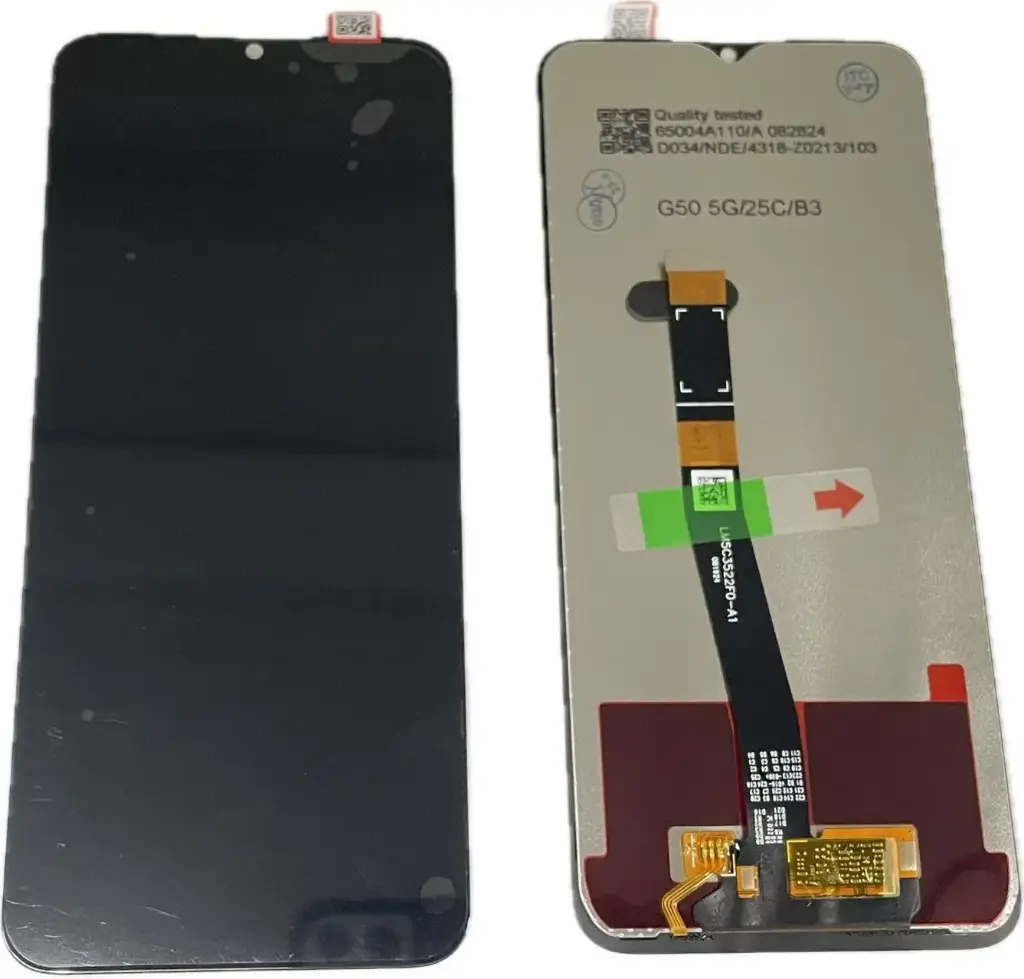 Moto G50 5G フロントパネル 互換品 黒