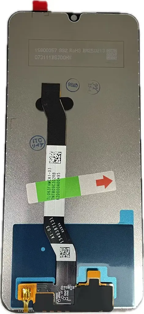 XiaoMi Redmi Note8 フロントパネル 互換品 黑