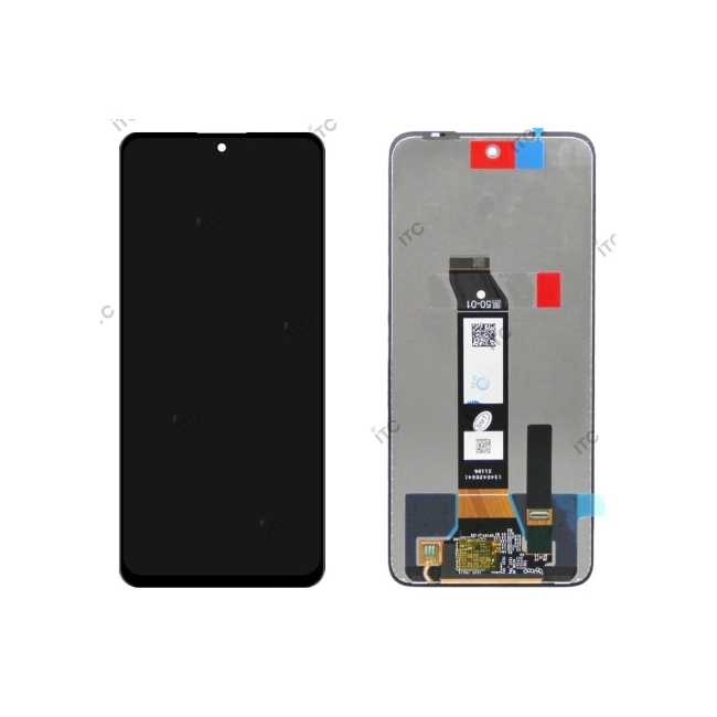 Xiaomi Redmi Note 10T-Redmi Note 10 JE (XIG02) フロントパネル 黒（純正品）