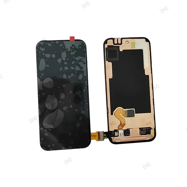 Google Pixel 9 リペアパネル （枠付き）黒