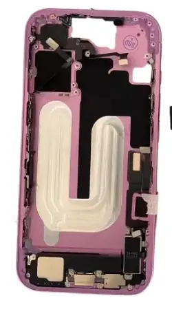 iPhone 16 フレーム（スモールパーツ付き）互換品 ピンク