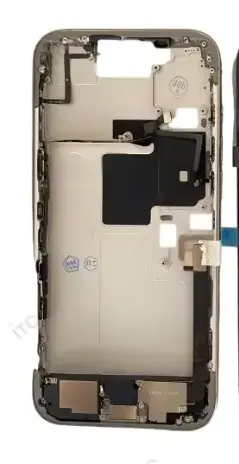 iPhone 16ProMax  フレーム（スモールパーツ付き）互換品 白