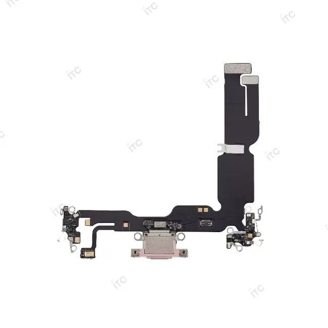 iPhone 15 Plus ドックコネクター ピンク (互換品-SSS)