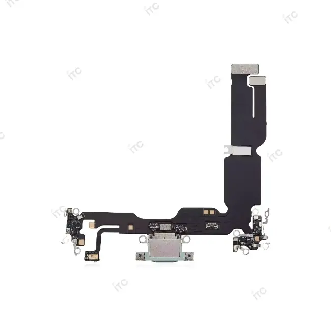 iPhone 15 Plus ドックコネクター 緑 (互換品-SSS)