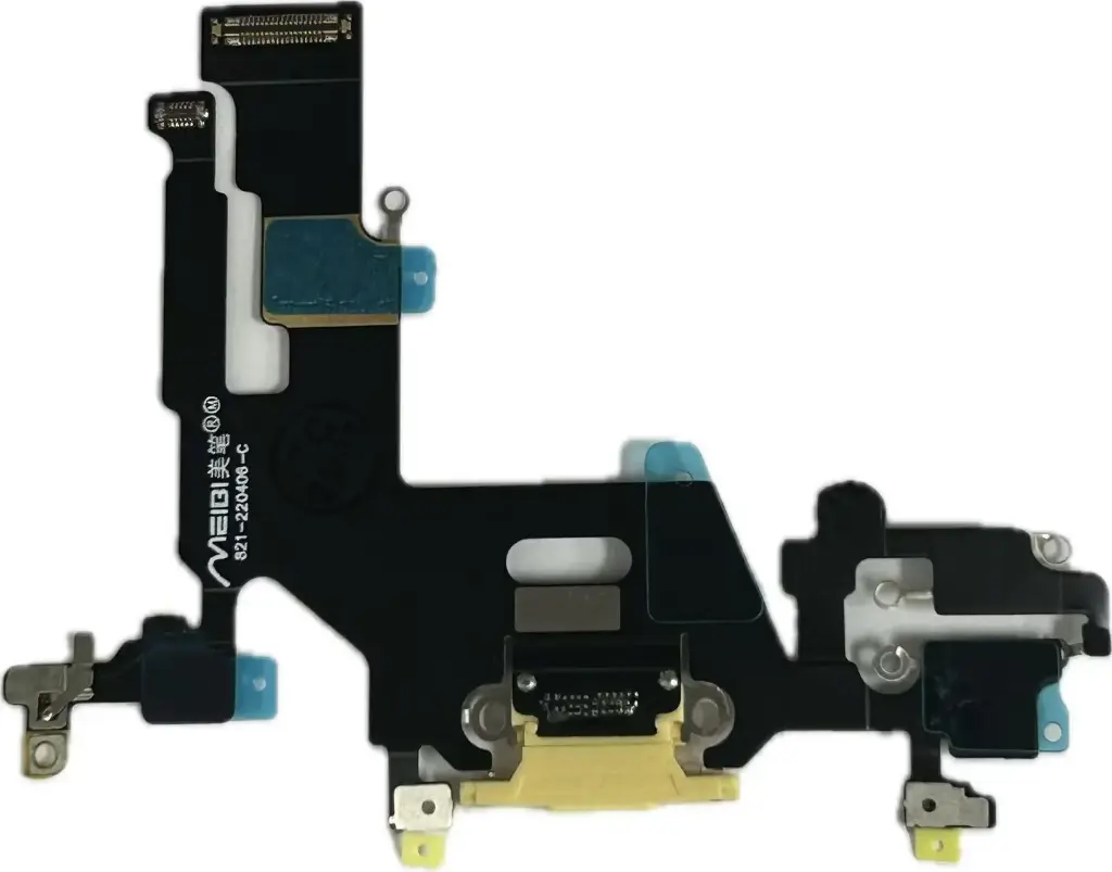 iPhone 11 ドックコネクター イエロー （互換品-SSS）