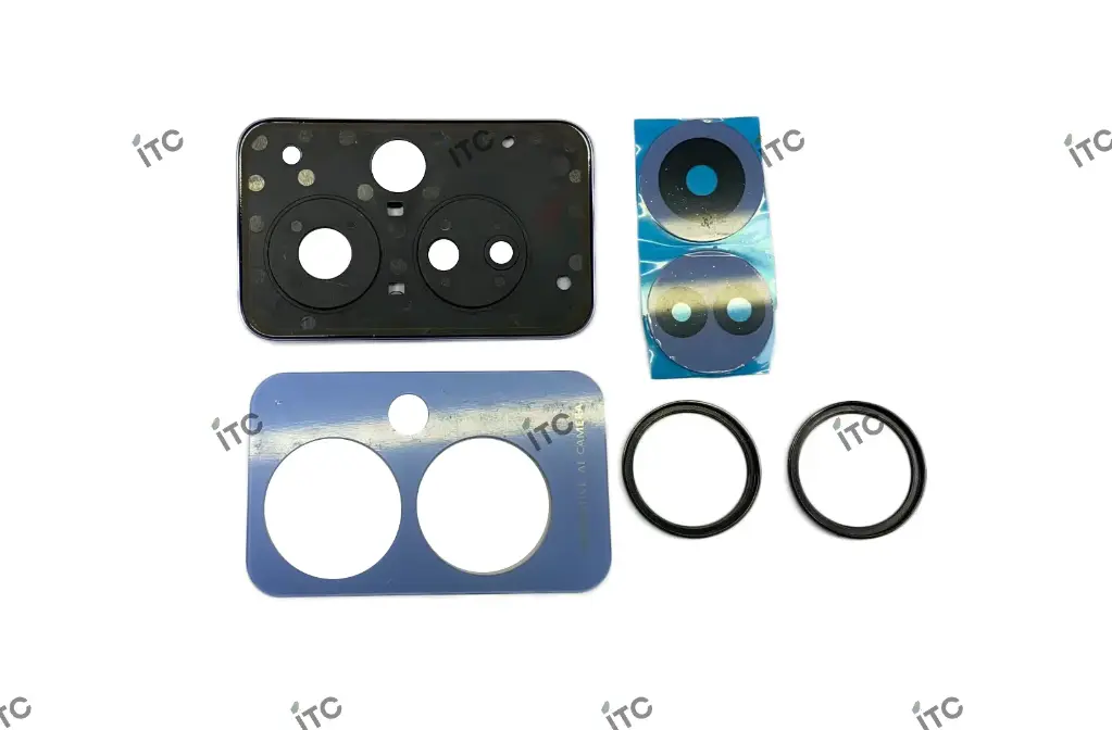 OPPO Reno11 A/Reno11 F 5G (A401OP/CPH2603)通用 カメラレンズ(フレーム付き)ブルー