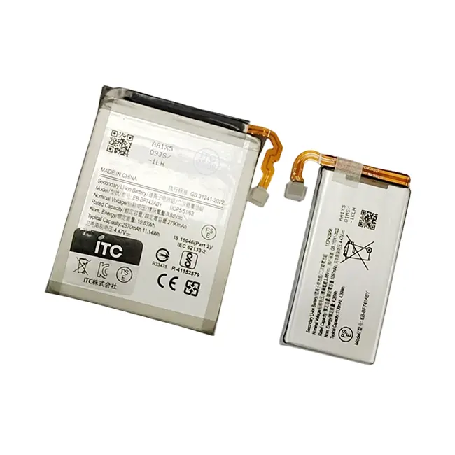 Galaxy Z Flip6 バッテリー 2枚セッ ト（EB-BF741ABE + EB-BF742ABE）