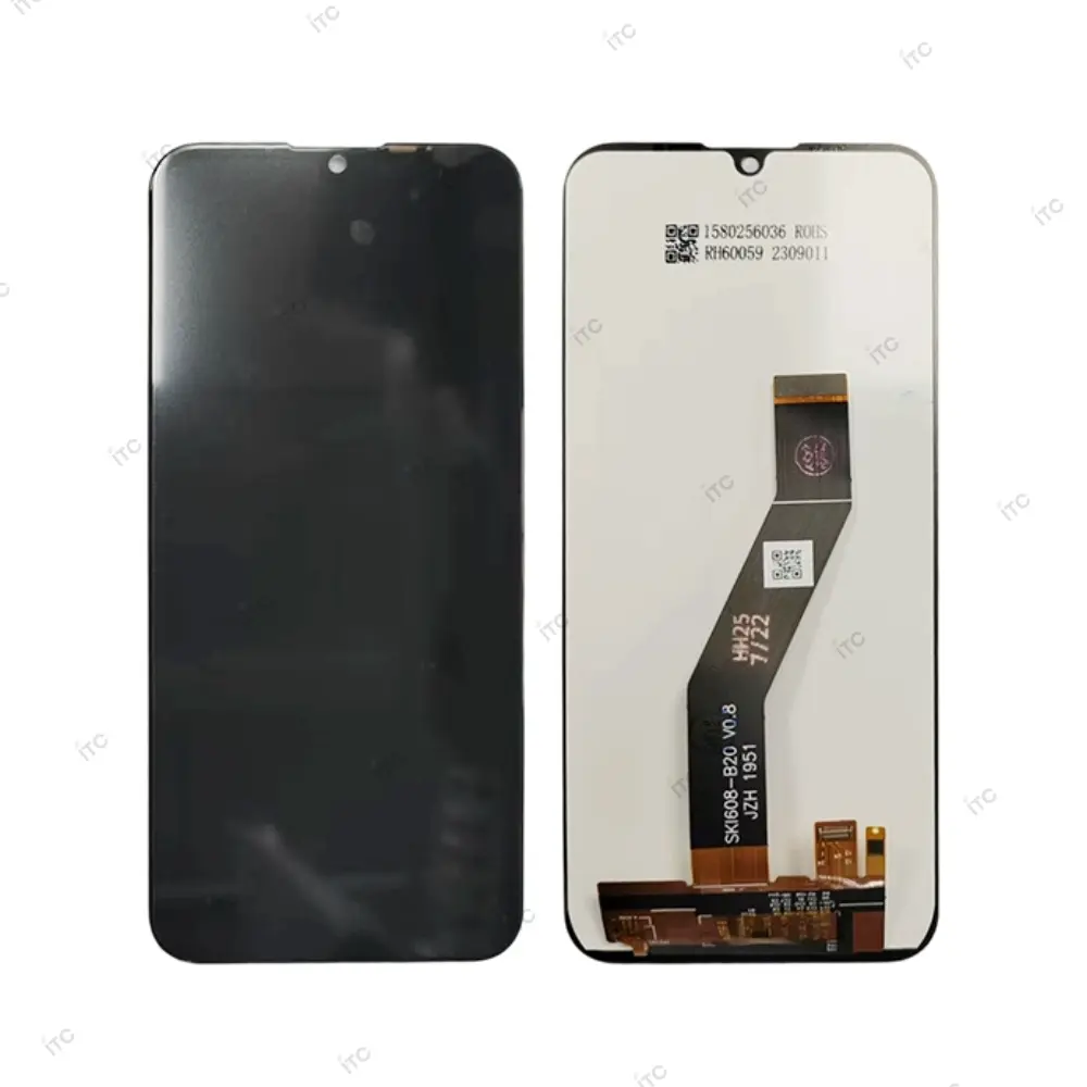 Motorola Moto E6S フロントパネル互換品 黑