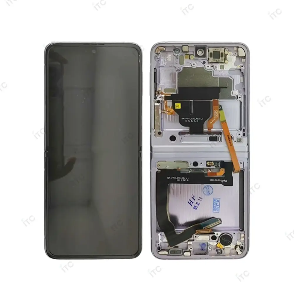 Galaxy Z Flip3  リペアパネル（枠付き） パープル