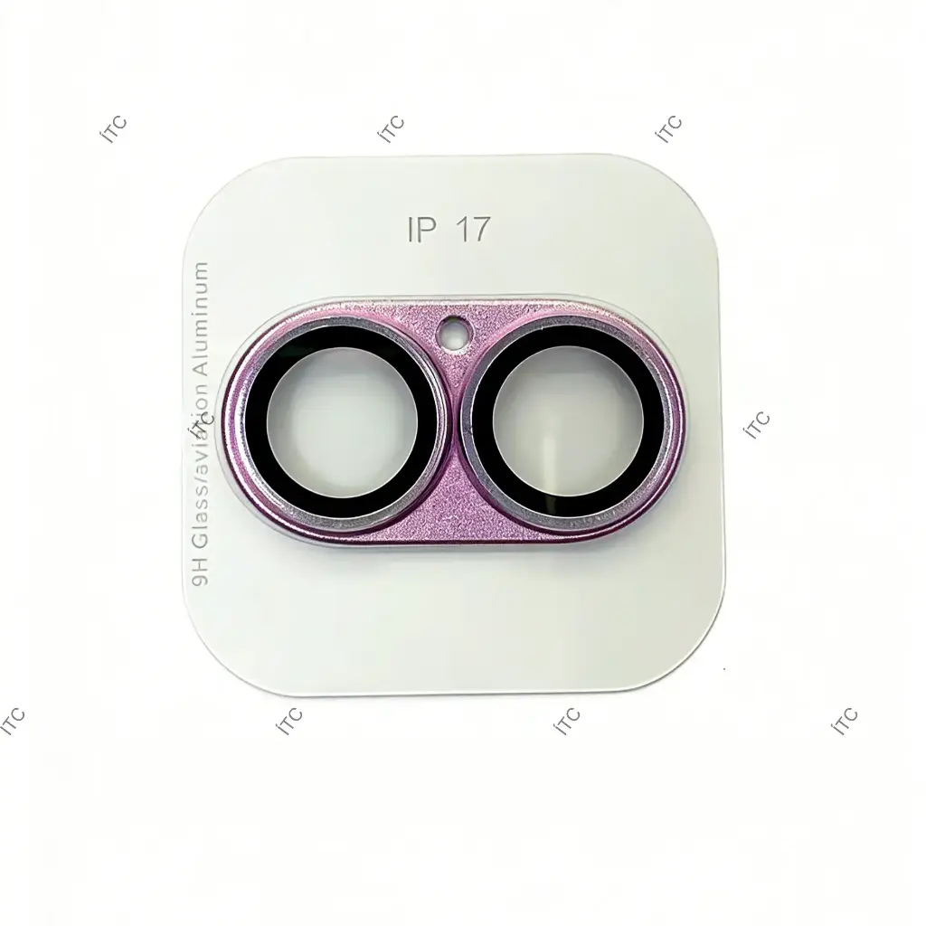 iPhone 17 カメラレンズカバー パープル