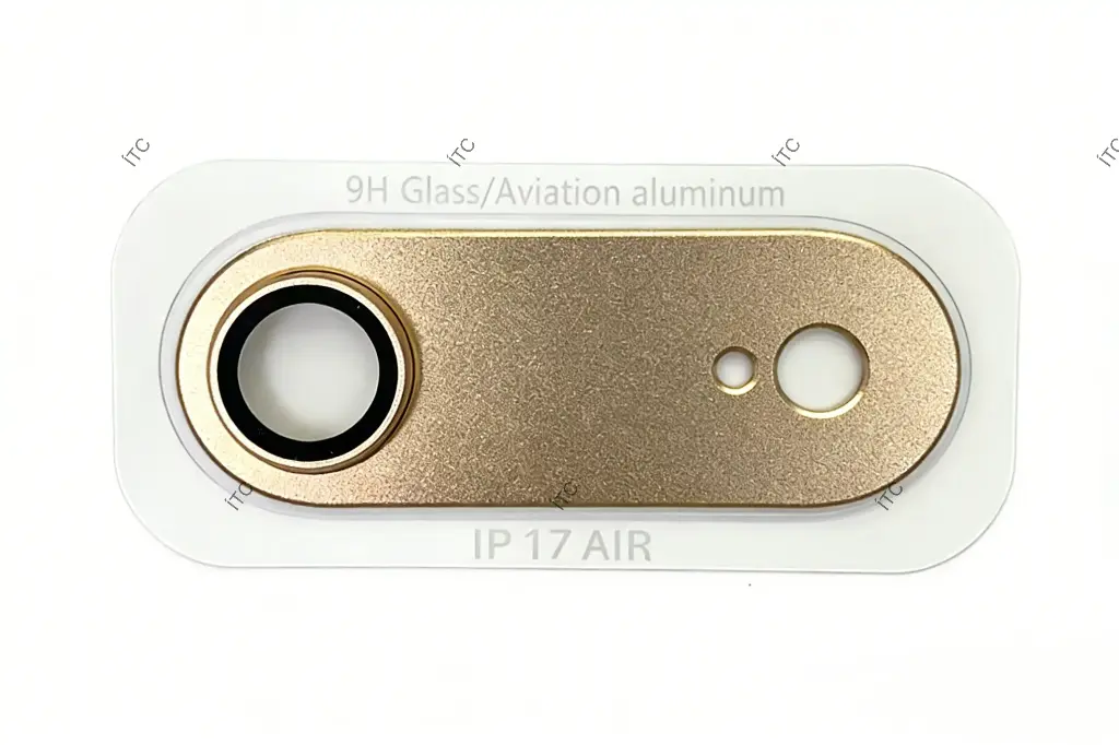 iPhone 17 Air カメラレンズカバー ゴールド