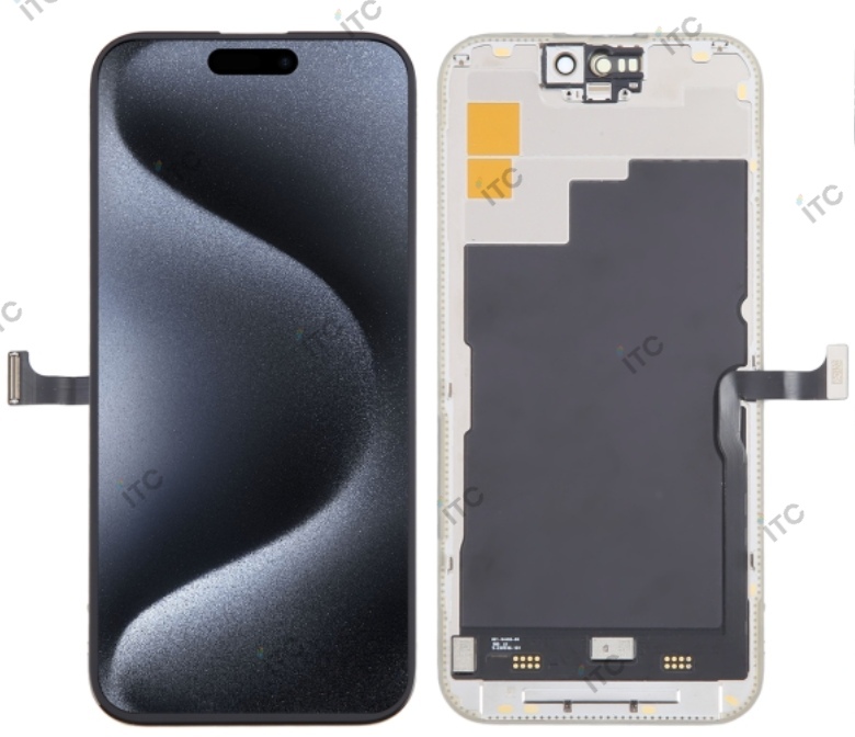 iPhone 15Pro 有機ELソフト(SoftOLED) 黒
