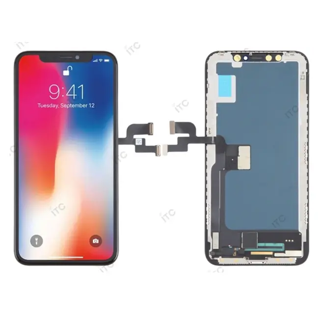 iPhone X 互換パネル LCD 黒 FHD
