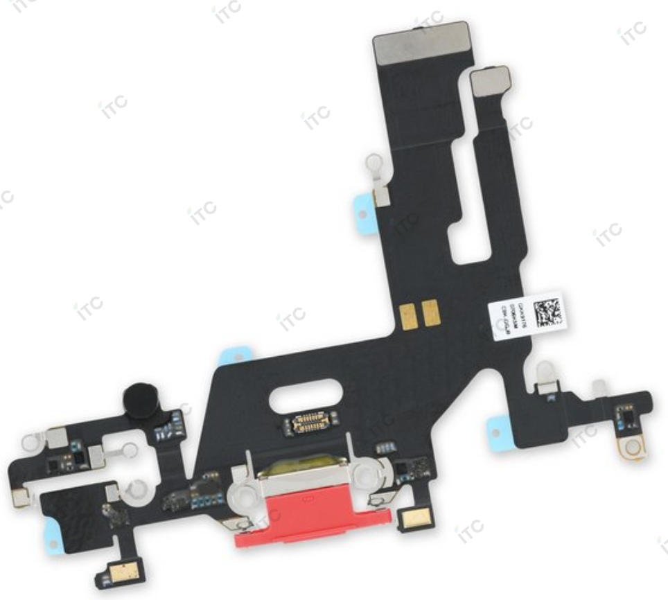 iPhone 11 ドックコネクター 赤（取り外し品）