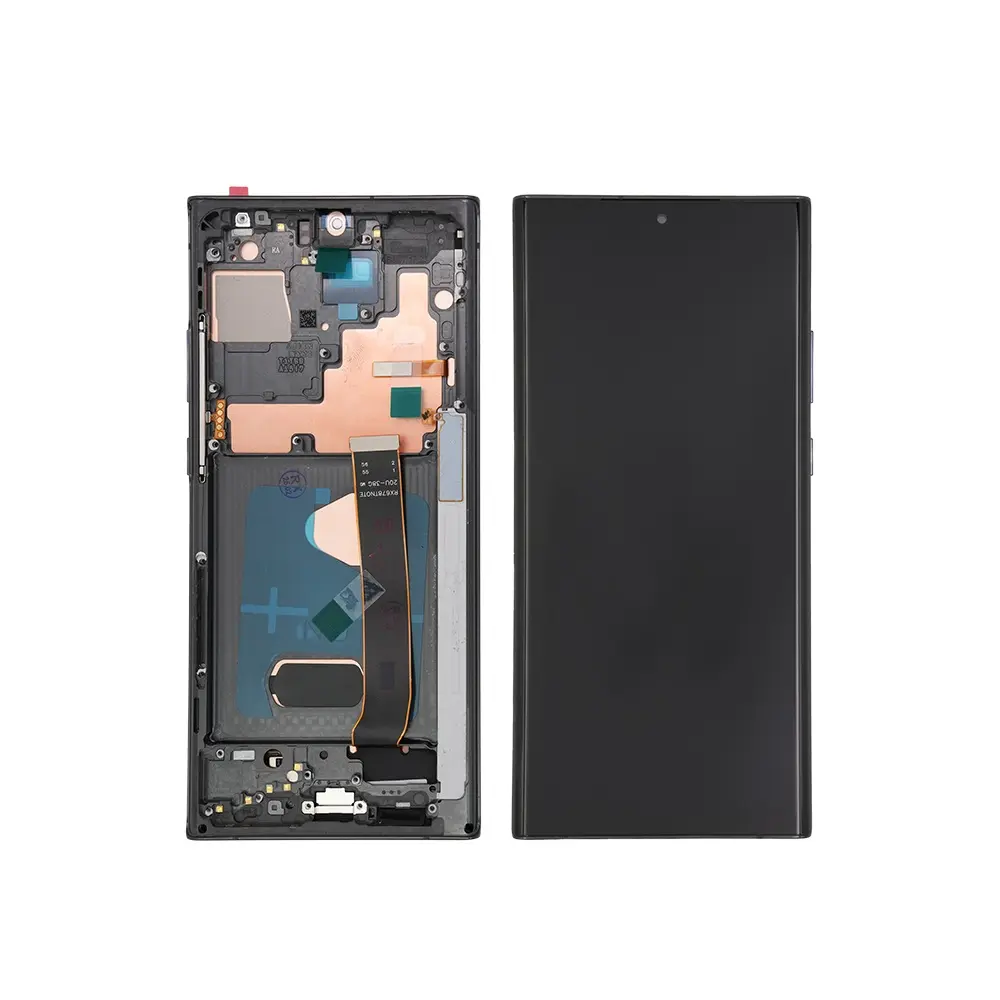 Galaxy Note20 Ultra 4G/5G  フロントパネル 互換品 （枠付き）　黒