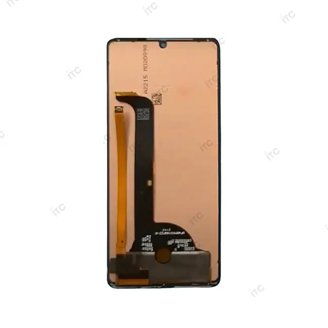 AQUOS Sense 6/6s/ 7  フロントパネル 黒（再生品）　