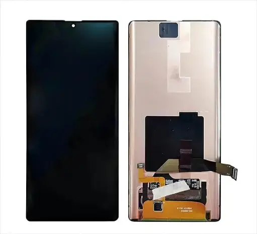 [L5009] AQUOS R6 フロントパネル 黒（再生品）　