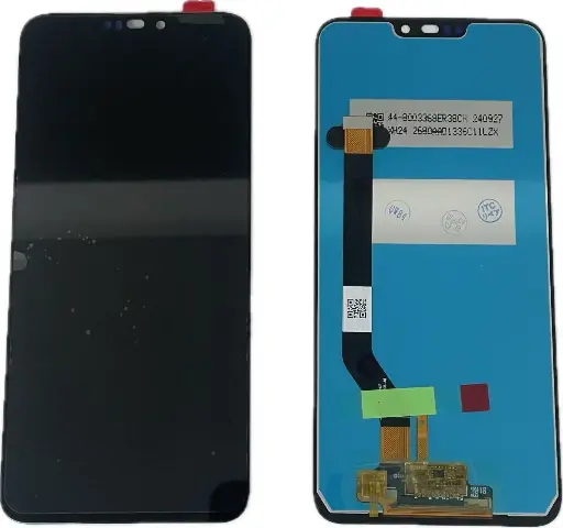 [L5036] ASUS ZenFone Max(M2) フロントパネル (ZB633KL) 黒 （再生品）　
