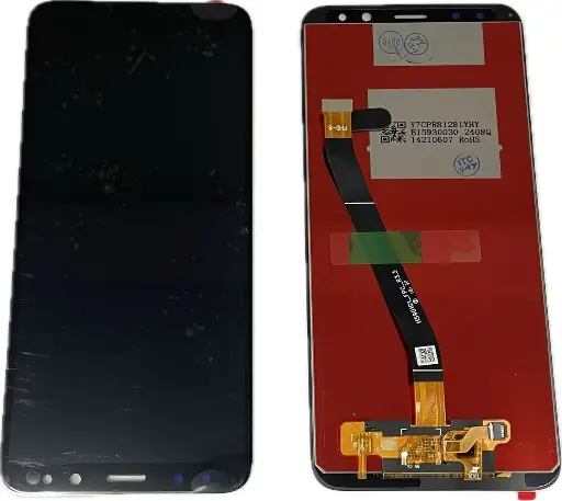 [L5084] HUAWEI Mate10 lite フロントパネル 黒 再生品