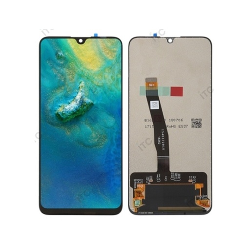 [L5095] HUAWEI nova lite 3-P smart 2019-Honor 10 lite フロントパネル 黒（再生品）　