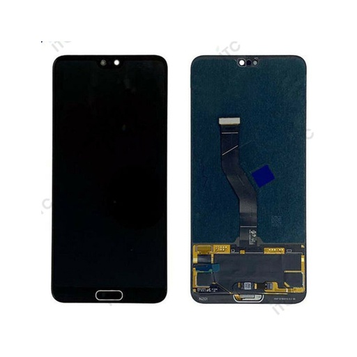 [L5111] HUAWEI P20Pro フロントパネル 黒（再生品）　