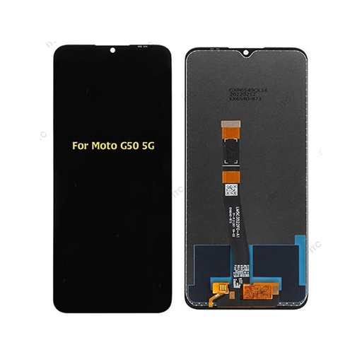 [L5144] Motorola  Moto G50 5G フロントパネル 黒（再生品）　