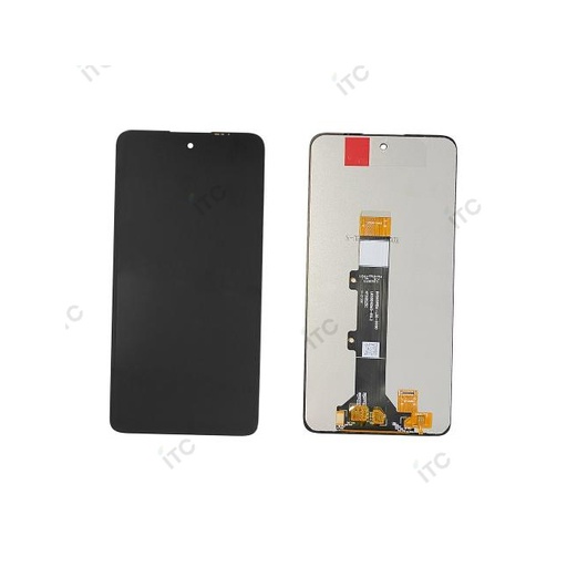 [L5146] Motorola Moto E32s フロントパネル 黒（再生品）　
