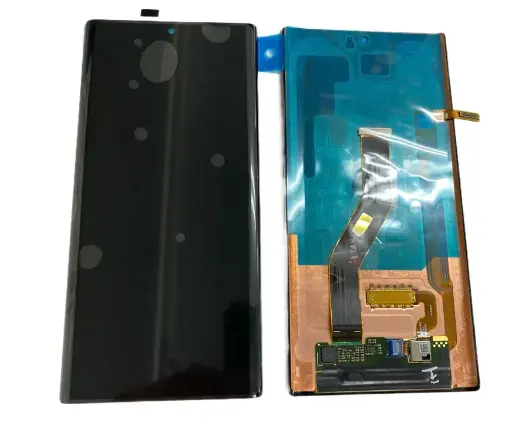 [L5206] Galaxy Note10 Plus フロントパネル 黒（再生品）　