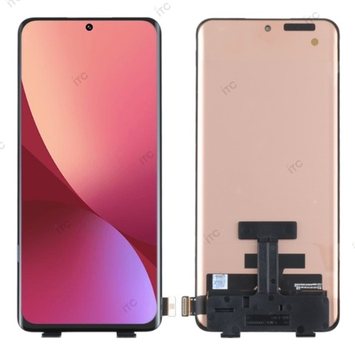 [L5323] Xiaomi 12 - 12S - 12X フロントパネル 黒（再生品）　