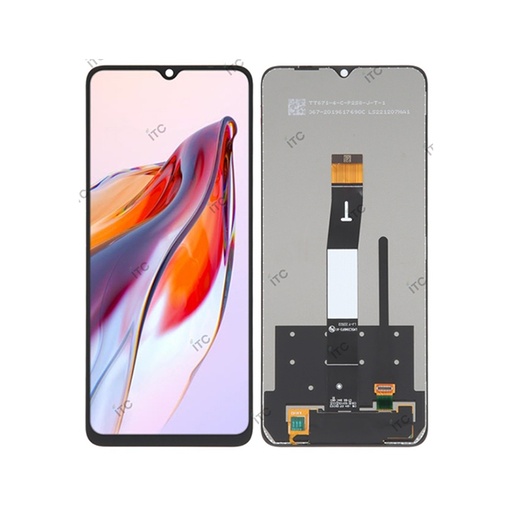 [L5383] Xiaomi Redmi 12C フロントパネル 黒（再生品）　