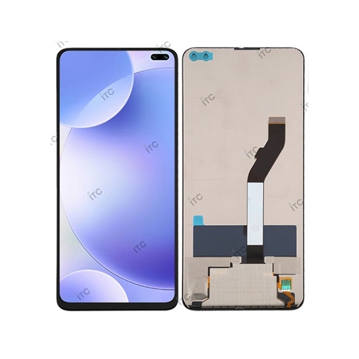 [L5392] Xiaomi Redmi K30 4G&5G-K30 5G Racing-K30i-Poco X2 リペアパネル 黒　