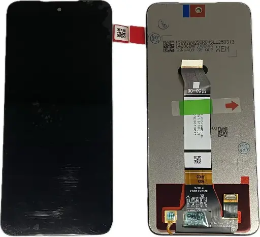 [L5394] Xiaomi Redmi Note 10 5G-Poco M3 Pro 5G フロントパネル 黒（再生品）　