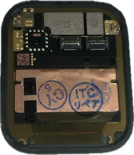 [L9030] Apple Watch Series 9・41mm フロントパネル 黒（再生品）　