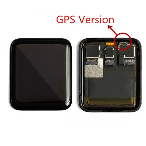[L9039] Apple Watch Series 3・38mm フロントパネル GPS版 黒 （再生品）