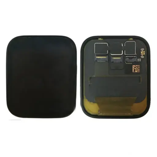 [L9045] Apple Watch Series 5-SE・44mm フロントパネル 黒（再生品）　
