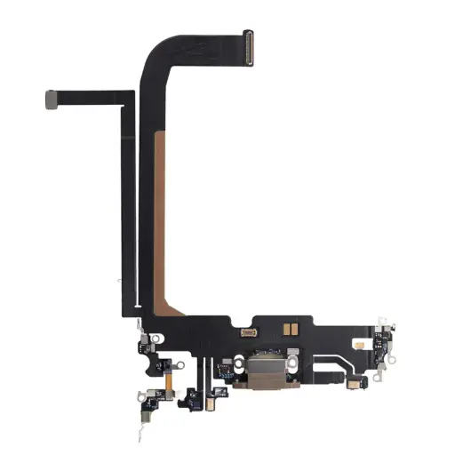 [S0439] iPhone 13ProMax ドックコネクター 金