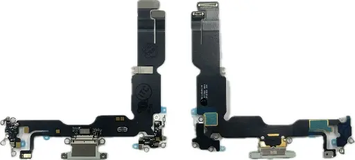 [S0524] iPhone 15 Plus ドックコネクター 緑（取り外し品）