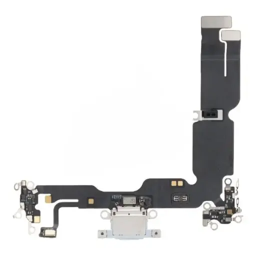 [S0525] iPhone 15 Plus ドックコネクター 青