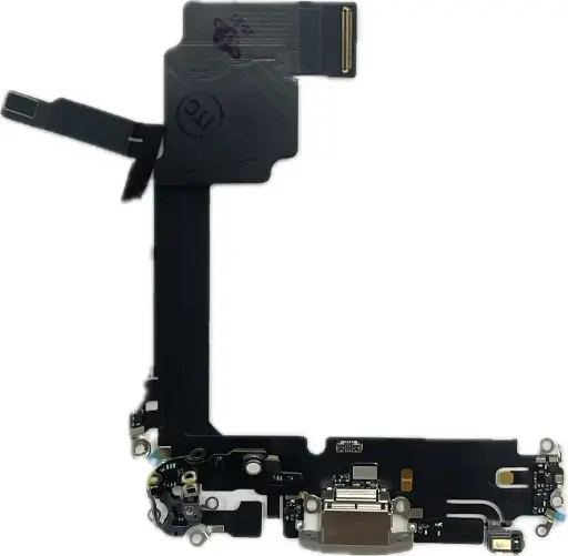 [S0554] iPhone 15Pro Max ドックコネクター チタンカラー