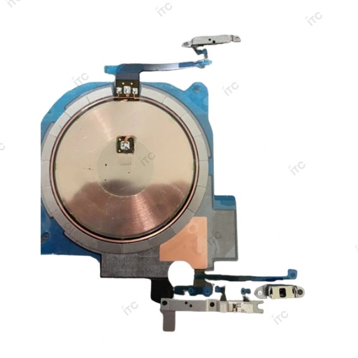 [S0575] iPhone13Pro Max Qi充電コイル＆パワーボリュームフレックスケーブル