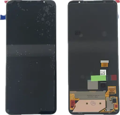 [L5467] ASUS ROG Phone 7/7 Ultimate/5/5s/5sPro/5Ultimate フロントパネル 黒（再生品）　