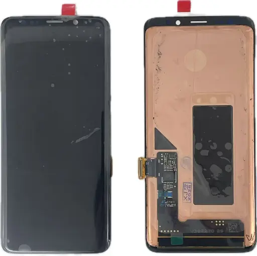 [L5461] Galaxy S9 フロントパネル 黒（再生品）　