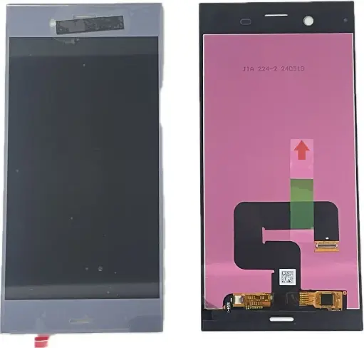 [L5455] Xperia XZ1 フロントパネル 青（再生品）　