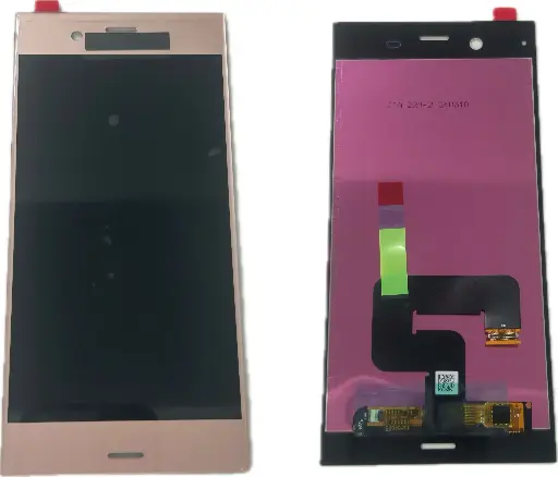 [L5456] Xperia XZ1 フロントパネル ピンク（再生品）　