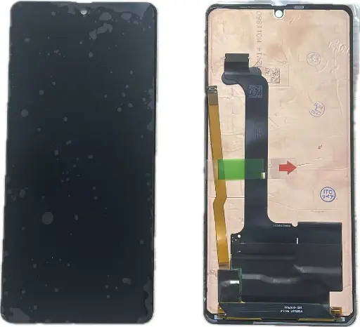 [L5557] AQUOS Sense7Plus フロントパネル 黒（再生品）　