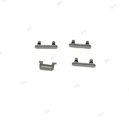 [S0963] iPhone 7G 電源ボタン/音量ボタン/サイレントスイッチ /トレー(1セット )シルバー