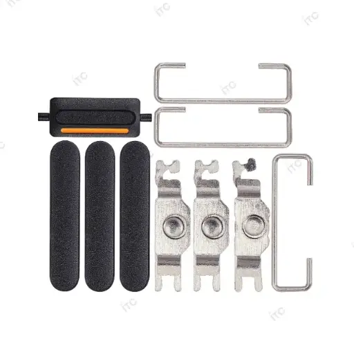 [S0976] SE 2020/SE 2022 電源ボタン/音量ボタン/サイレントスイッチ /トレー(1セット )黑