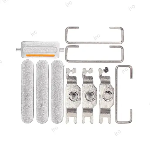 [S0977] SE 2020/SE 2022 電源ボタン/音量ボタン/サイレントスイッチ /トレー(1セット )白