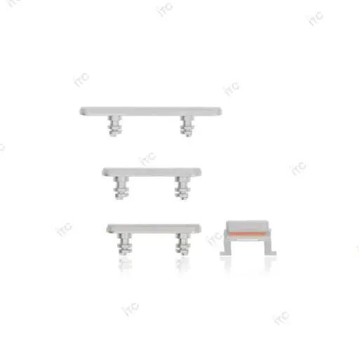 [S0988] iPhone XR 電源ボタン/音量ボタン/サイレントスイッチ /トレー(1セット )白