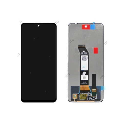 [L5647] Xiaomi Redmi Note 10T-Redmi Note 10 JE (XIG02) フロントパネル 黒（純正品）